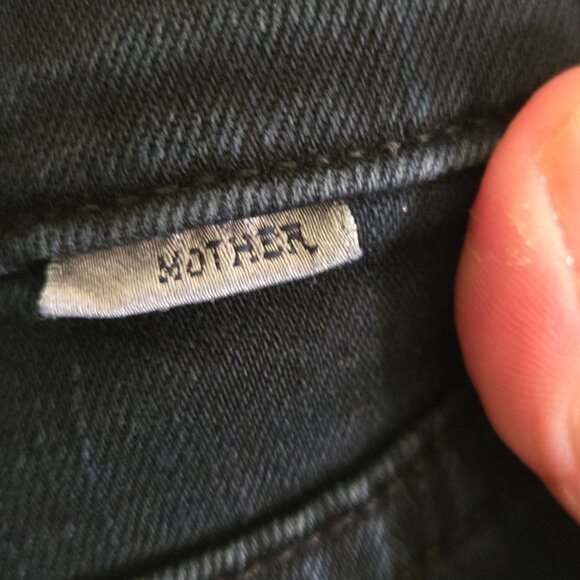 Mother The Mid Rise Zip Rambler Ankle Night In Venice Size 24 - Picture 7 of 11